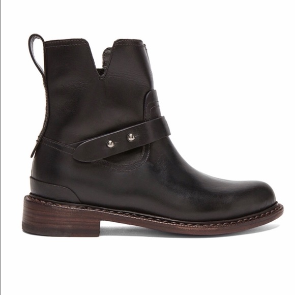 rag & bone Shoes - NWT Rag & Bone black leather boots with buckle